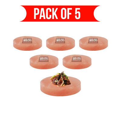 Himalayan salt cooking round block