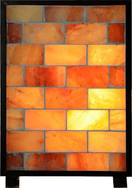 Himalayan salt metal frame