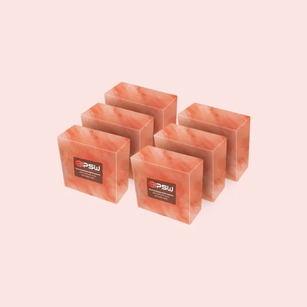 Himalayan Salt Blocks 4"(L) x 4"(W) x 2"(H) - Pack of 20