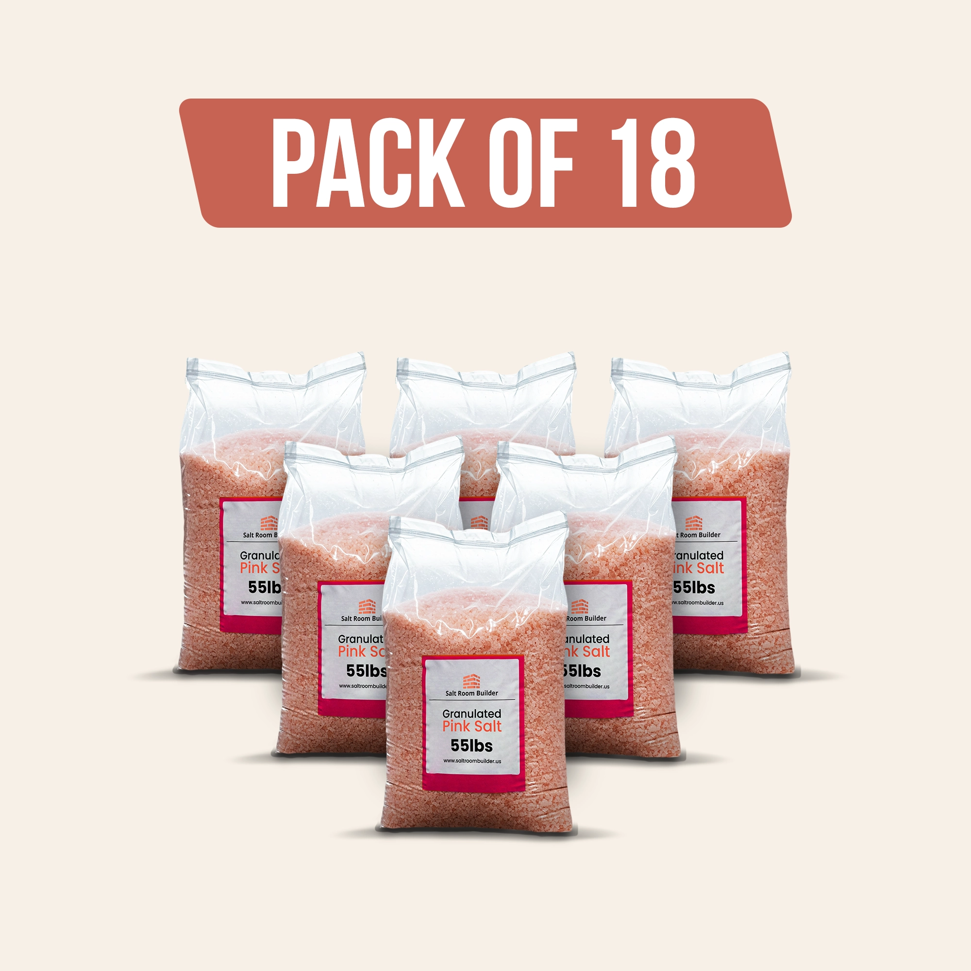 Granulated Salt For Floor (990lbs pack) - Pack of 18