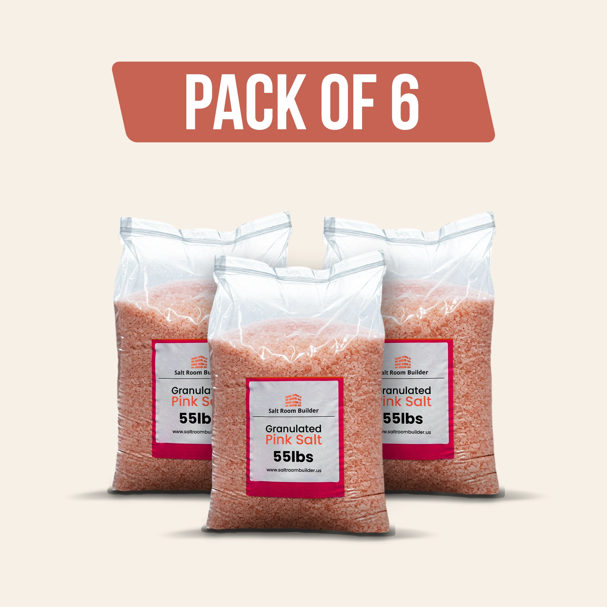 Granulated Salt For Floor (330lbs pack) - Pack of 6