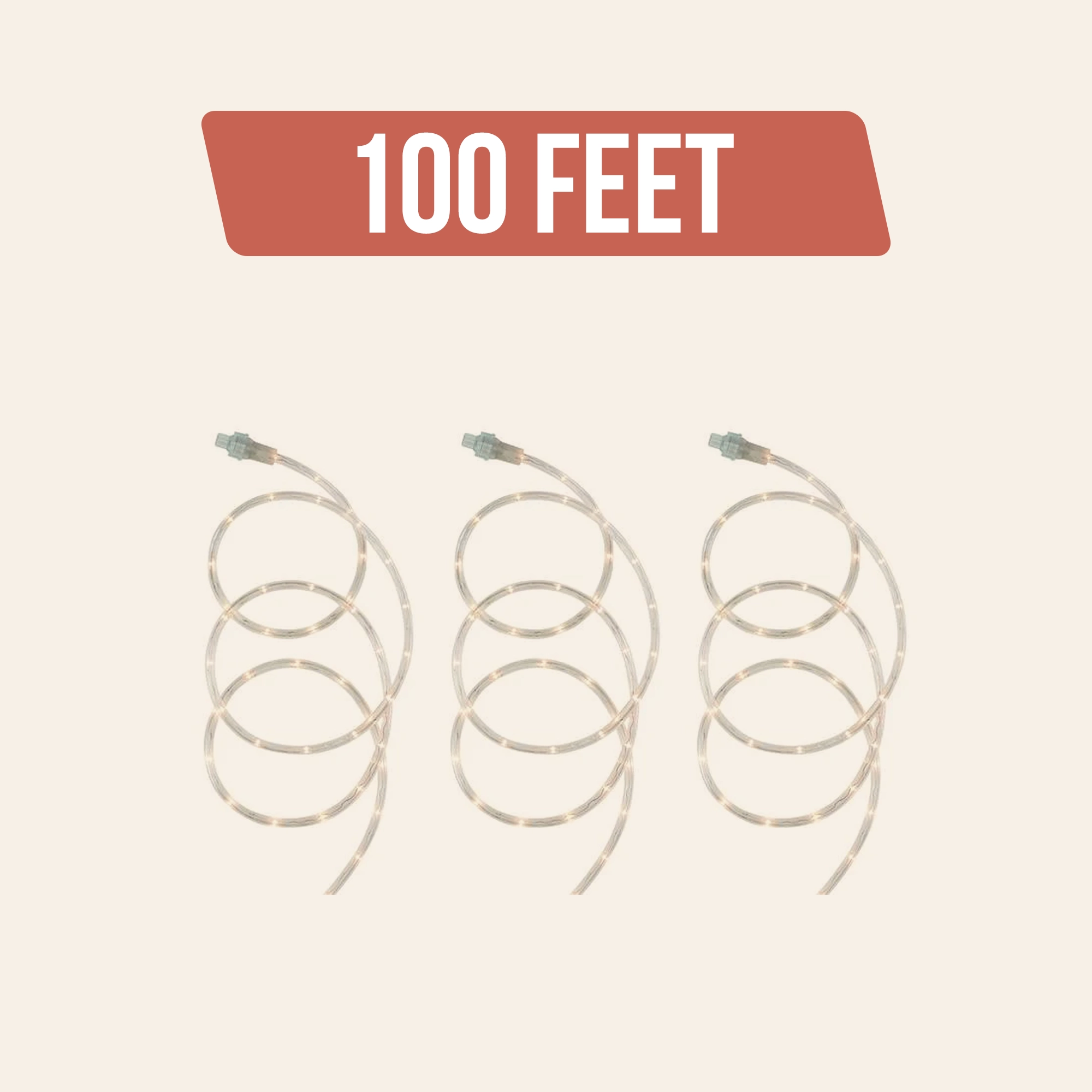 PSW 100 feet Plug-in LED Rope Light