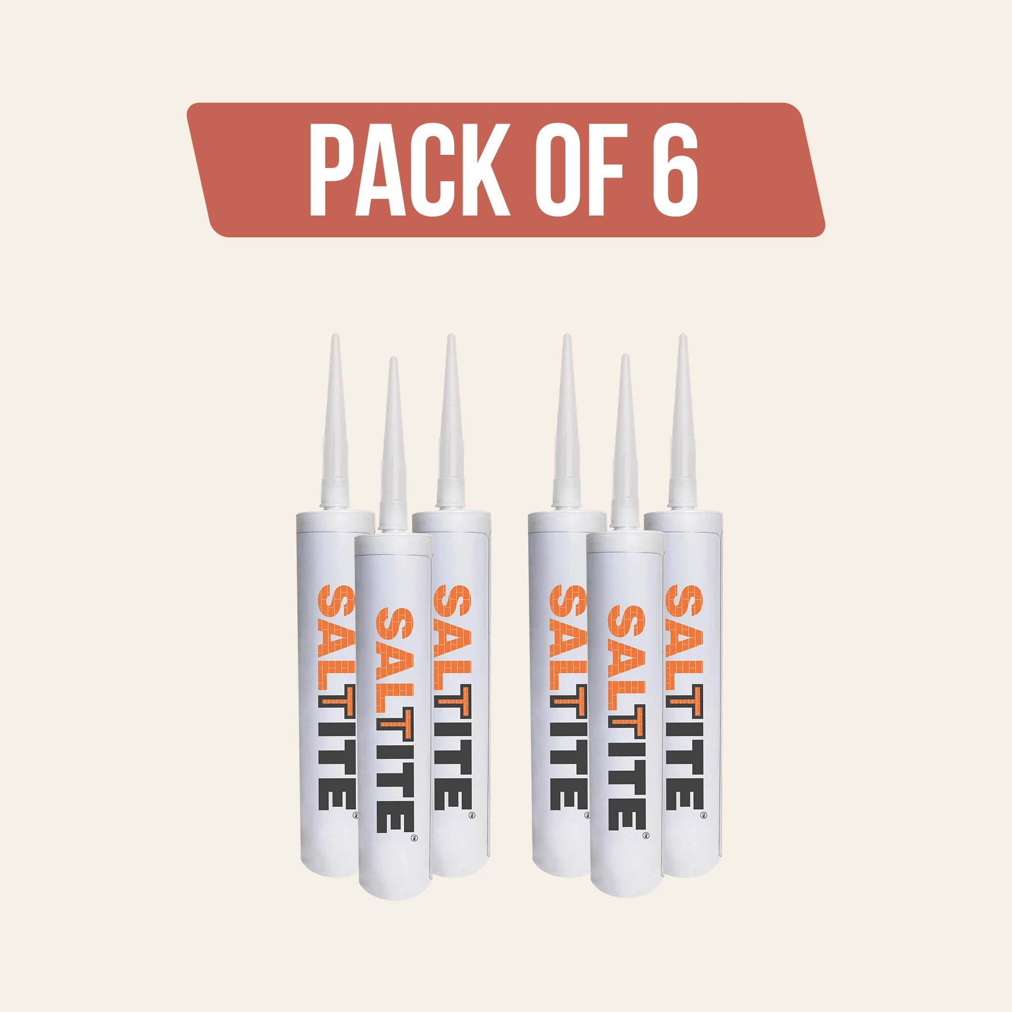 Saltite - Himalayan Salt Adhesive - Pack of 6